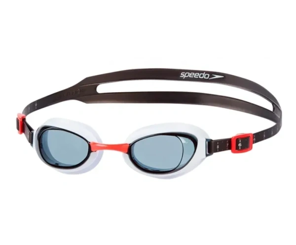 Очки для плавания Speedo Aquapure (темные; красный/серый)
